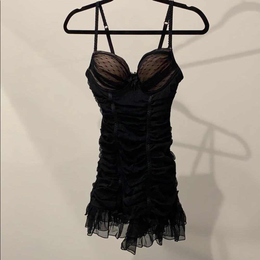 Black Victoria’s Secret Lingerie.